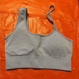 NWOt small sports bra removable padding blue 1403